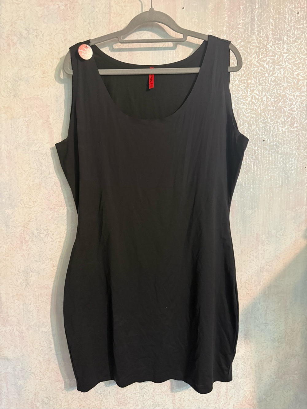 SPANX Black Scoop-Neck Tank Dress, Gentle Holds In Your Curves, Lightweight 1 X